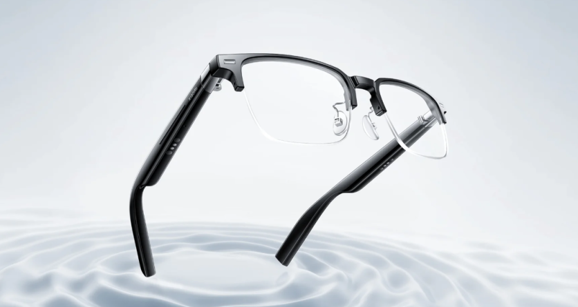 Xiaomi Glases de audio inteligente que flotan por encima del agua ondulada