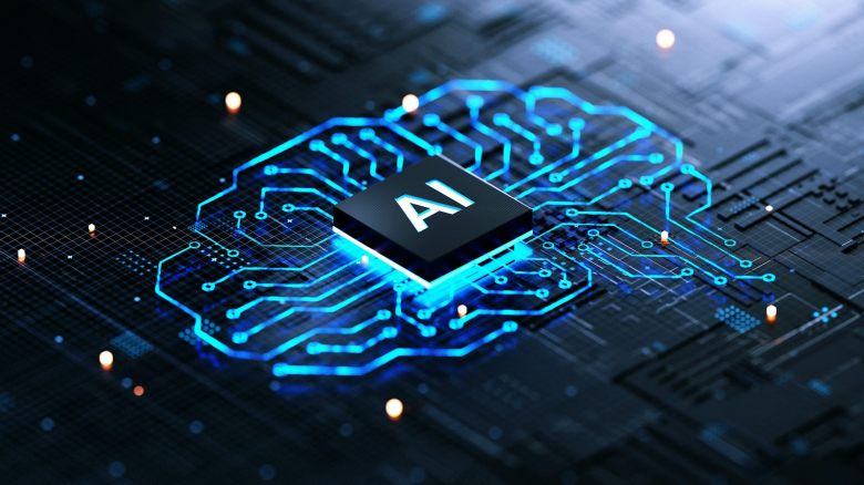A las chips en el circuito en forma de cerebro.