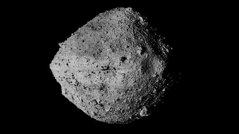 Bennu visto desde Osiris-Rex. Pic: NASA/AP