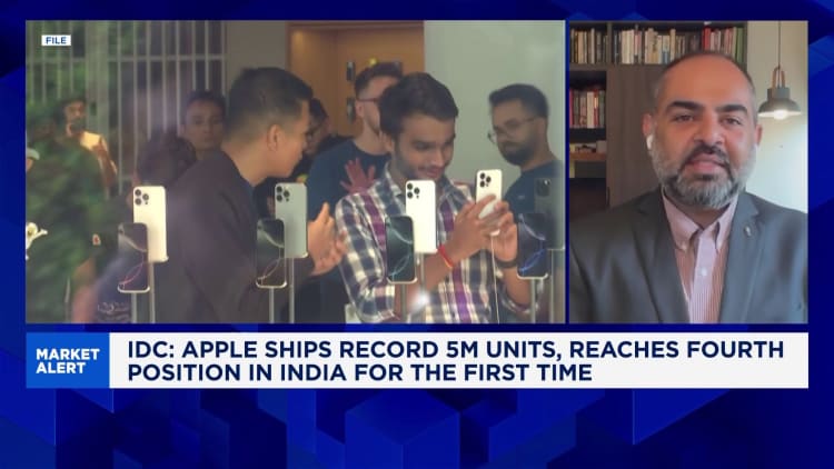 IDC: Apple todavía tiene espacio para crecer en el mercado indio de teléfonos inteligentes