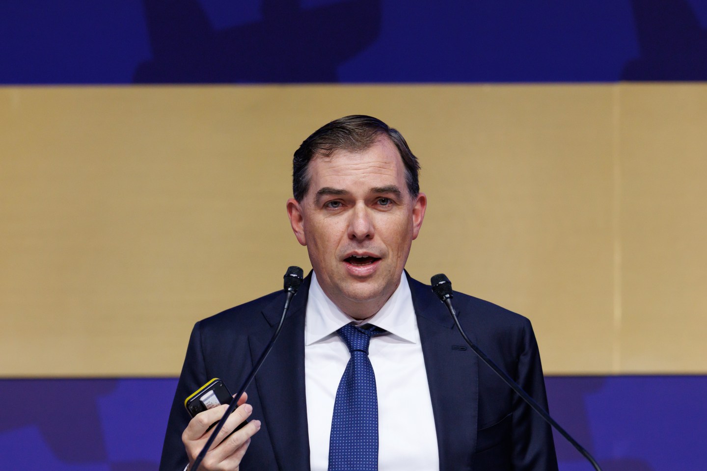 Matt Garman, director ejecutivo de Amazon Web Services, en Gyeongju, Corea del Sur, el 29 de octubre de 2025. (Foto: SeongJoon Cho/Bloomberg/Getty Images)
