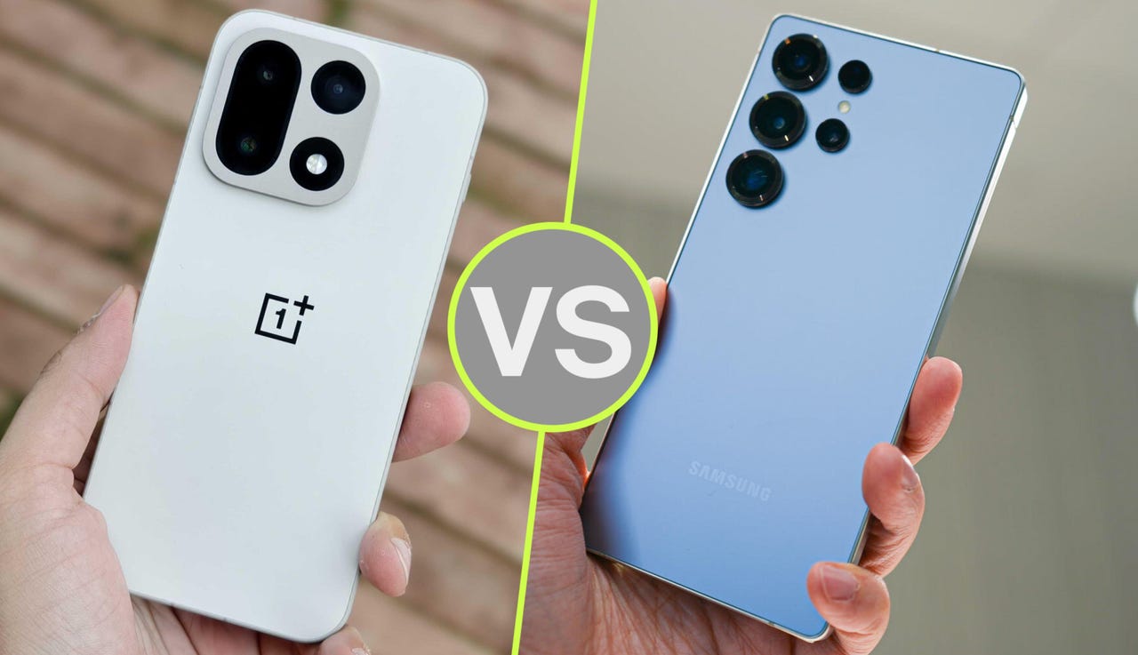 Samsung Galaxy S25 Ultra frente a OnePlus 13