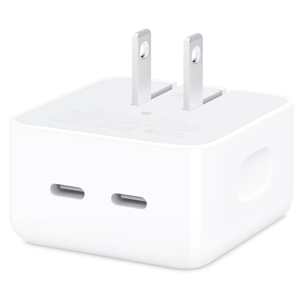 Adaptador de corriente con dos puertos USB-C Adaptador de corriente con dos puertos USB-C