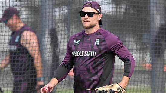 El técnico de Inglaterra, Brendon McCullum, está bajo escrutinio. (AFP)