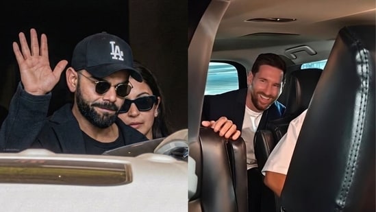 Virat Kohli aterriza en India mientras crece la anticipación por un posible encuentro con Lionel Messi. (Línea lateral - X)