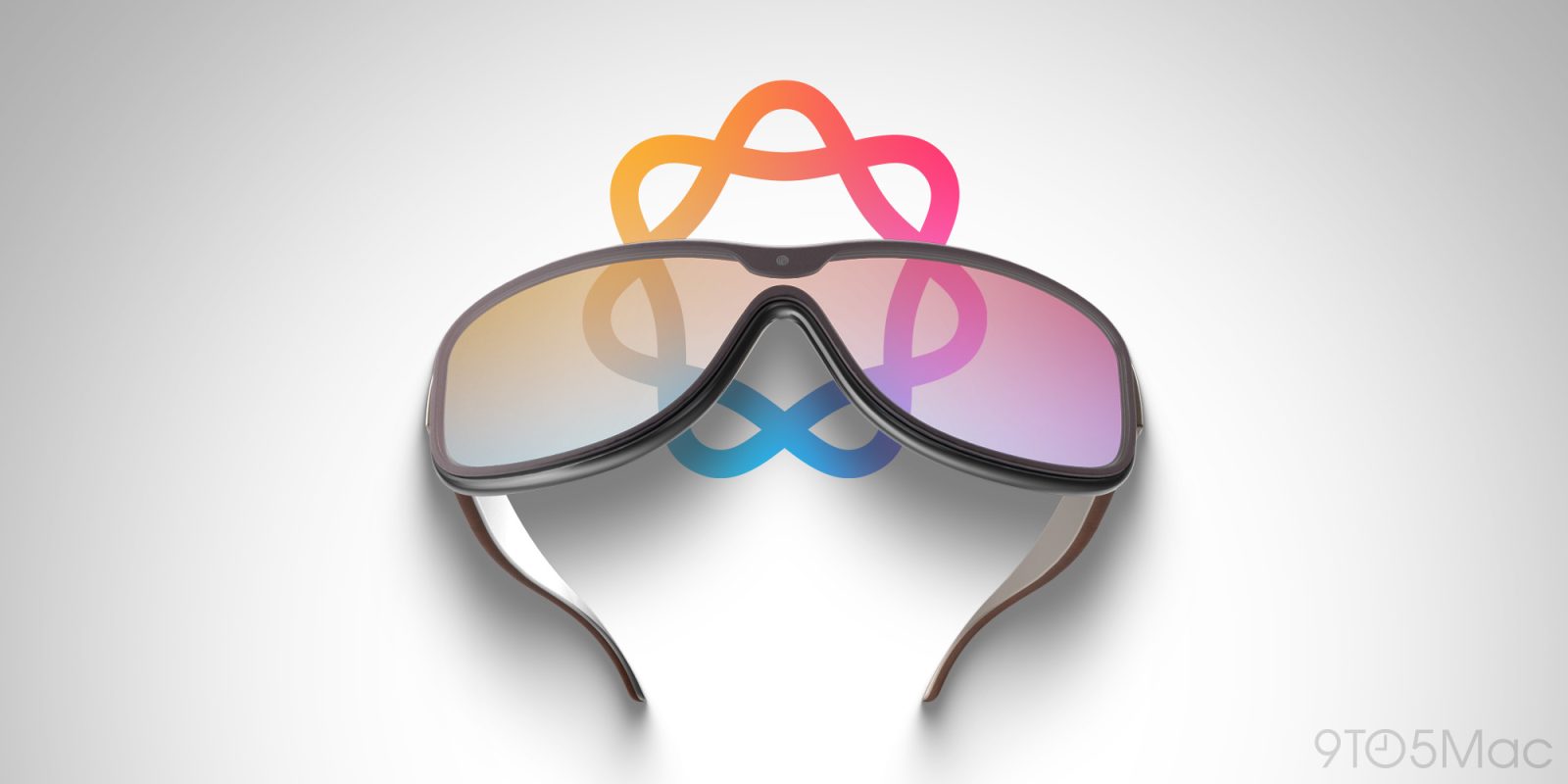 Luz de gafas de manzana
