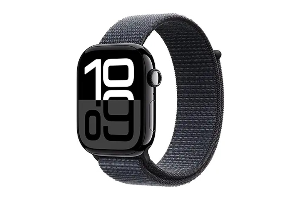 Reloj inteligente con correa gris oscuro