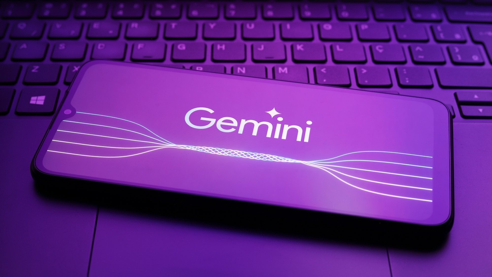 Géminis en un teléfono inteligente
