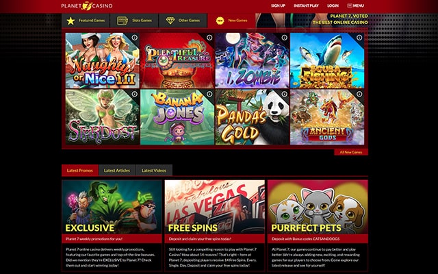 Códigos de bono de casino de juego instantáneo sin depósito 2020