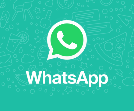 Imagen destacada del logotipo de WhatsApp sobre fondo verde