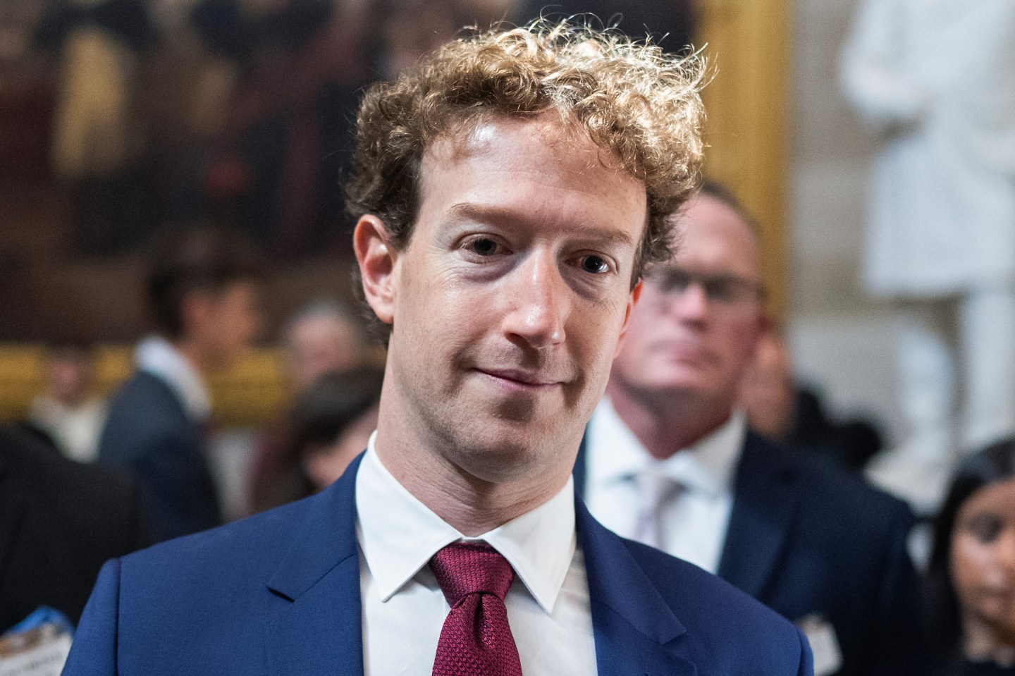 Mark Zuckerberg, director ejecutivo de Meta, en Washington, DC, el 26 de marzo de 2026. (Foto: Tom Williams/CQ-Roll Call/Getty Images)