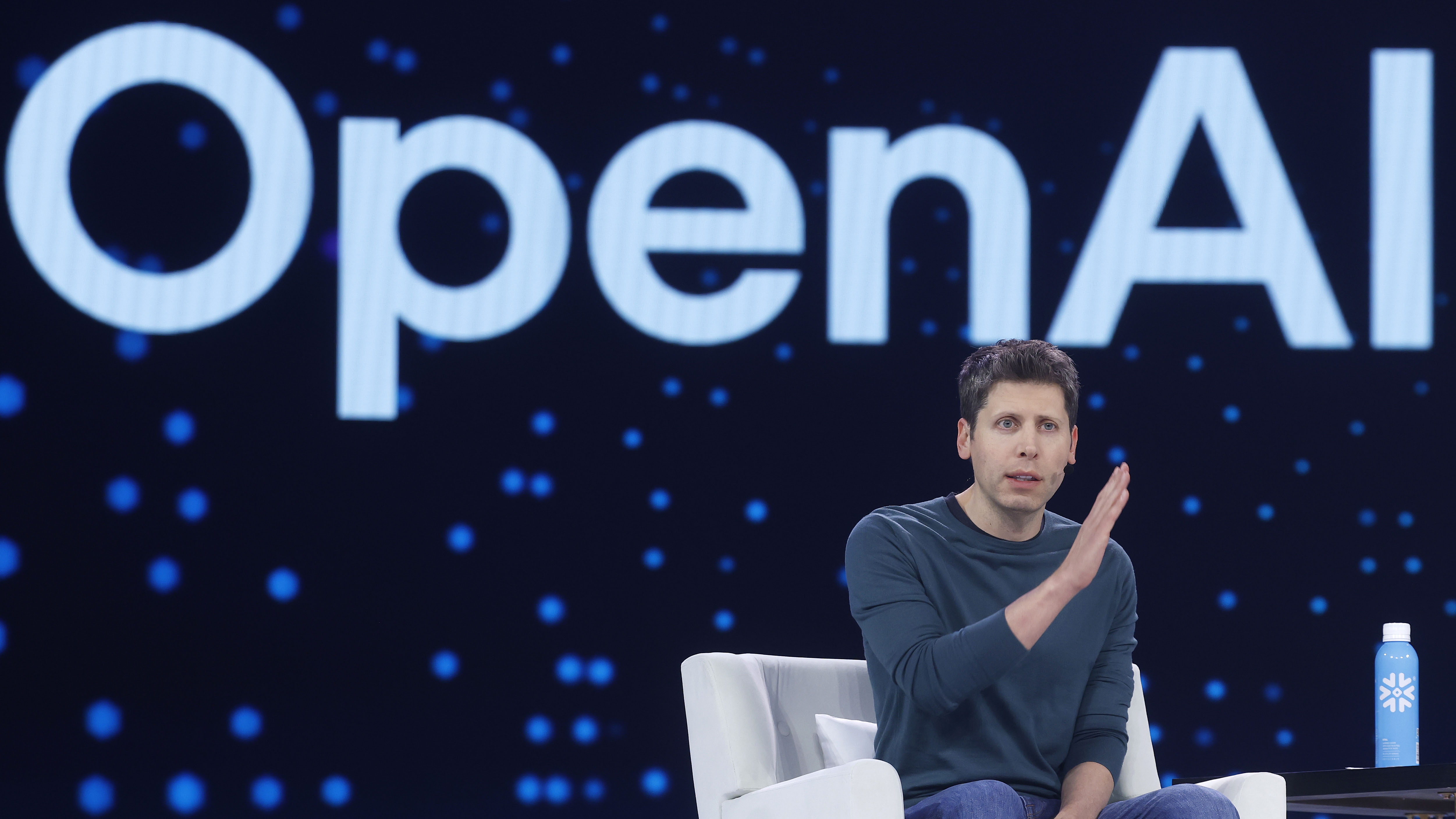 El CEO de Open AI habla en la Cumbre anual Snowflake en San Francisco