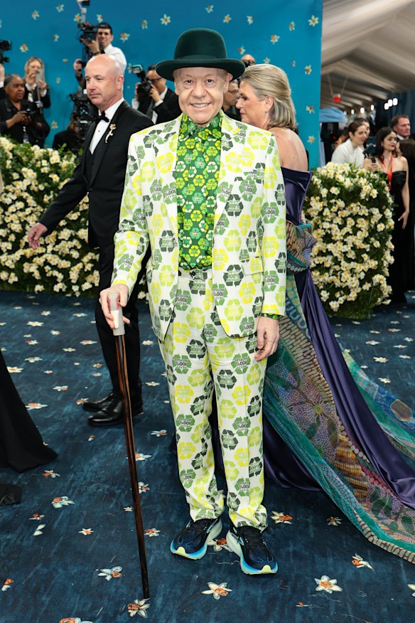 Anthony Pratt se volvió verde en la Met Gala 2025 en Nueva York. 