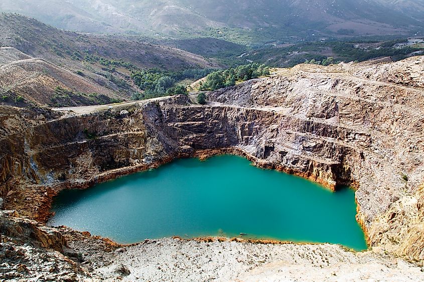 Iron Blow fue el sitio de la primera gran empresa minera en Mount Lyell