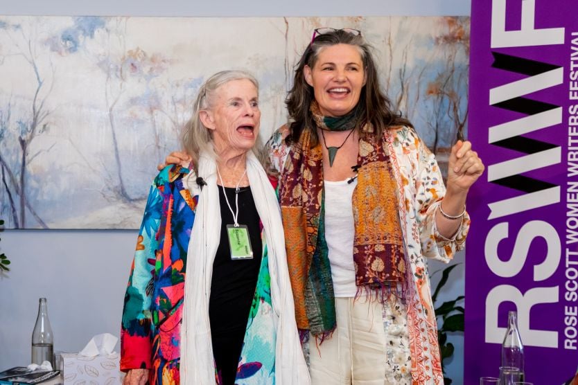 Suzanne y Gina Chick abren el Festival de Escritoras Rose Scott 2025, dirigido por The Women's Club. Foto: Suministrada. Cómo utilizar el Fondo Cultural Australiano ACF